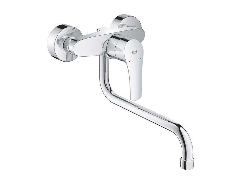 342 61. Grohe Eurosmart для кухни. Смеситель для кухни Grohe. Вынос излива смесителя это